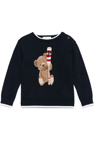 PATACHOU Maglione con motivo Bear a intarsio