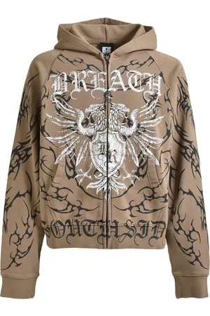 Breathe Felpa con stampa grafica