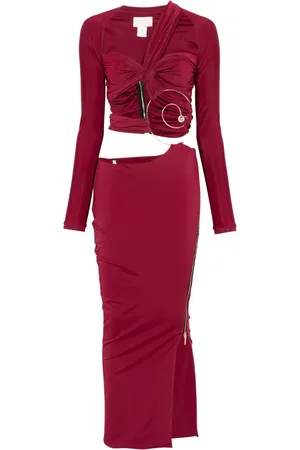 MITILIANE COUTURE Abito lungo con dettaglio cut-out