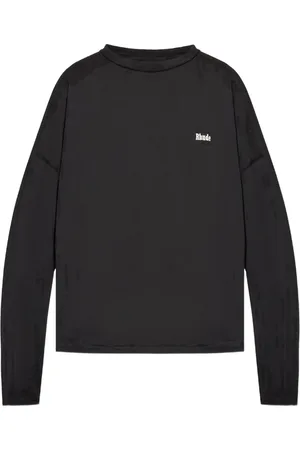 Rhude Felpa in cotone con ricamo