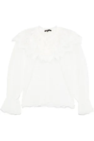 Maje Blusa in pizzo a fiori