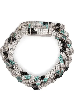 DARKAI Bracciale con pavé camouflage