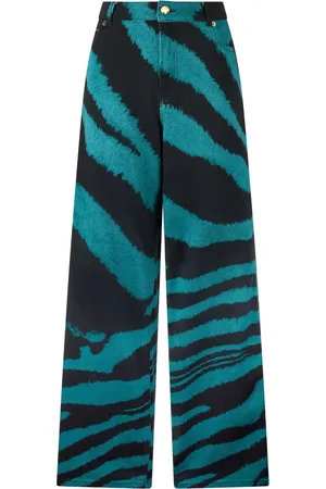 Roberto Cavalli Pantaloni con stampa Zebra Tribute