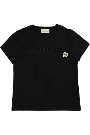 Moncler T-shirt in cotone con applicazione