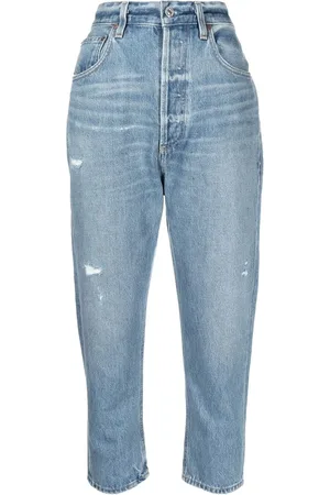 Citizens of Humanity Jeans crop Pony Boy con effetto vissuto