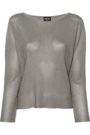 Giorgio Armani Maglione con scollo a barca