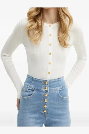 Elisabetta Franchi Cardigan semi trasparente