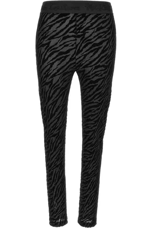 VERSACE Leggings con stampa zebra