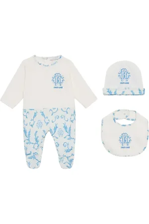Roberto Cavalli Set neonato con logo