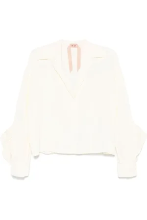 Nº21 Blusa in crêpe de chine