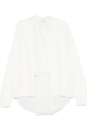 Brunello Cucinelli Cardigan con dettaglio Monili