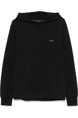 HUGO BOSS Felpa con logo in rilievo