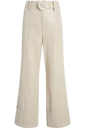 Cinq A Sept Pantaloni Vassi in lino e lurex