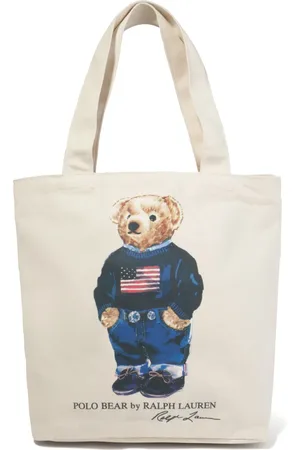 Ralph Lauren Sciarpa con stampa Polo Bear