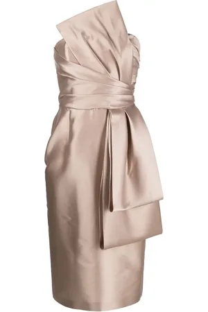 Alberta Ferretti Abito midi senza spalline