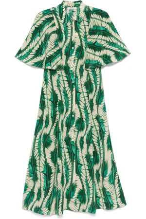 ULLA JOHNSON Abito midi Silhuette