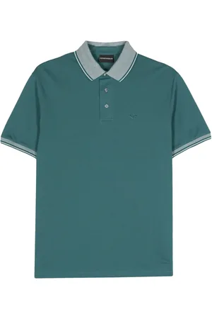 Emporio Armani Polo con dettaglio a righe