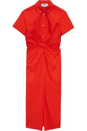 Msgm Chemisier con dettaglio cut-out