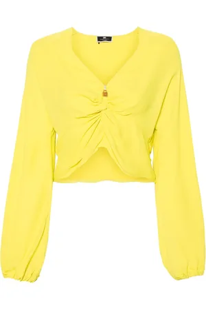 Elisabetta Franchi Blusa con dettaglio a nodo