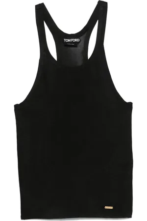 Tom Ford Canotta con placca logo