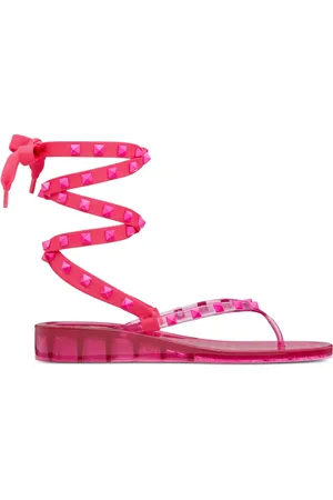 VALENTINO GARAVANI Sandali Rockstud con nodo alla caviglia 30mm