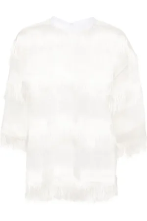 GENNY Blusa svasata semi trasparente