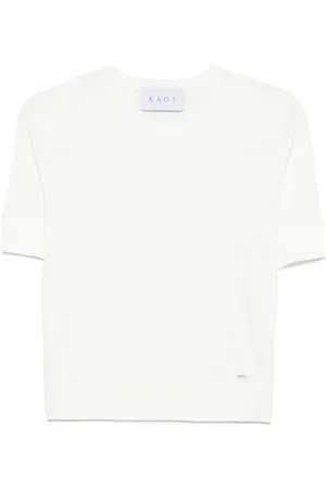 Kaos T-shirt con placca logo