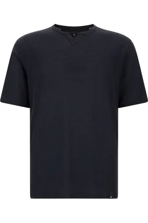 Boggi Milano T-shirt con spacco sullo scollo