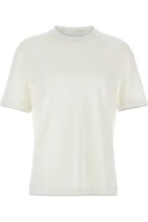 Brunello Cucinelli T-shirt con design a strati