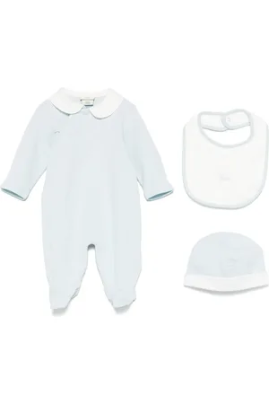 Fendi Set neonato con ricamo