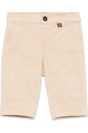 Fendi Pantaloni con ricamo