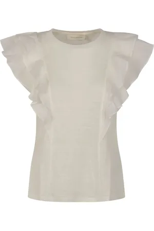 ZIMMERMANN T-shirt in lino