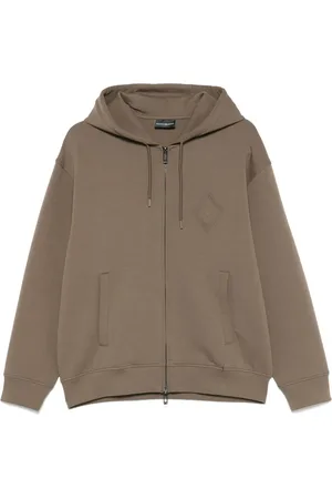 Emporio Armani Felpa con cappuccio e logo