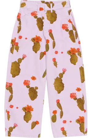 Bimba y Lola Pantaloni ampi con stampa a fiori