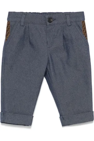 Fendi Pantaloni con motivo FF