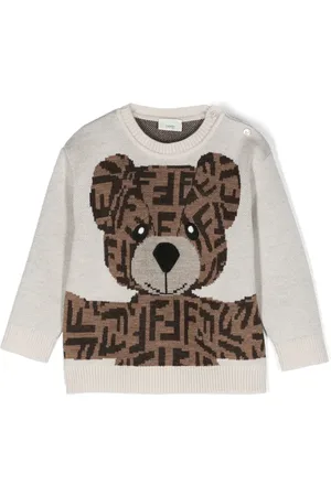 Fendi Maglione con stampa Teddy Bear