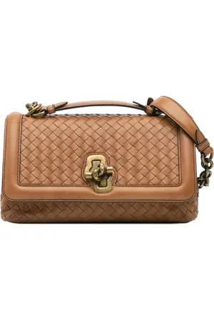 Bottega Veneta Borsa a spalla Olimpia Knot Intrecciato grande in nappa 2012-2024