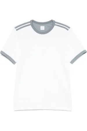 ELEVENTY T-shirt con dettaglio a righe