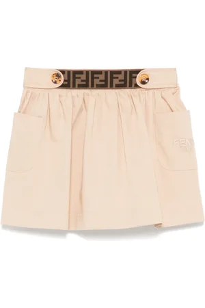 Fendi Gonna con banda logo