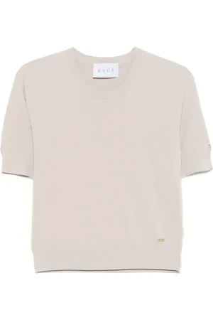 Kaos T-shirt con placca logo