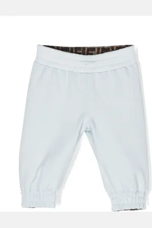 Fendi Pantaloni sportivi elasticizzati con logo FF