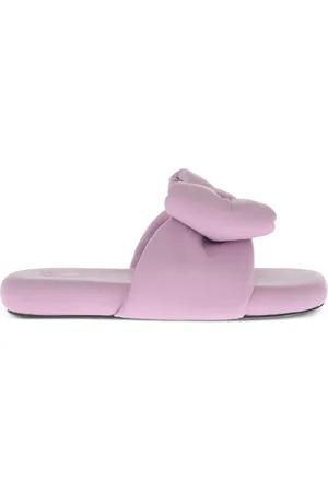 OFF-WHITE Sandali slides con fiocco