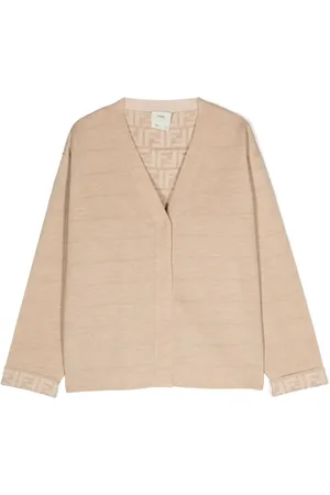 Fendi Cardigan reversibile con motivo FF