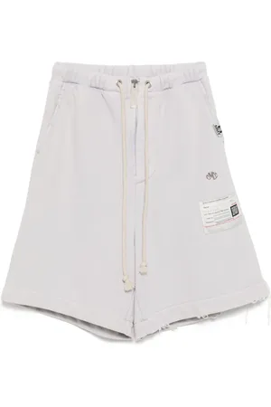 Maison Mihara Yasuhiro Shorts con ricamo