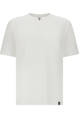 Boggi Milano T-shirt con spacco sullo scollo