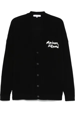Maison Kitsuné Cardigan con ricamo