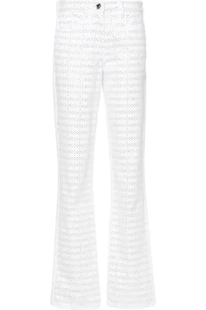 GENNY Jeans dritti con strass