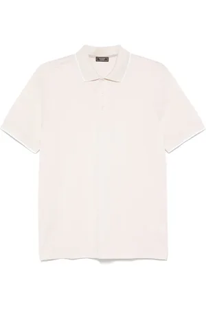 PESERICO SIGN Polo in cotone con ricamo logo