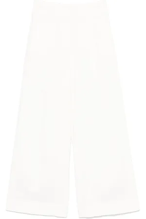 PESERICO SIGN Pantaloni dritti in gabardine tinti in capo