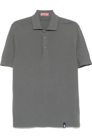 DRUMOHR Polo in cotone con ricamo logo